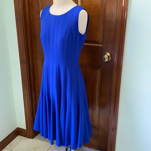 Calvin Klein Dresses Calvin Klein Royal Blue Sleeveless Dress Poshmark